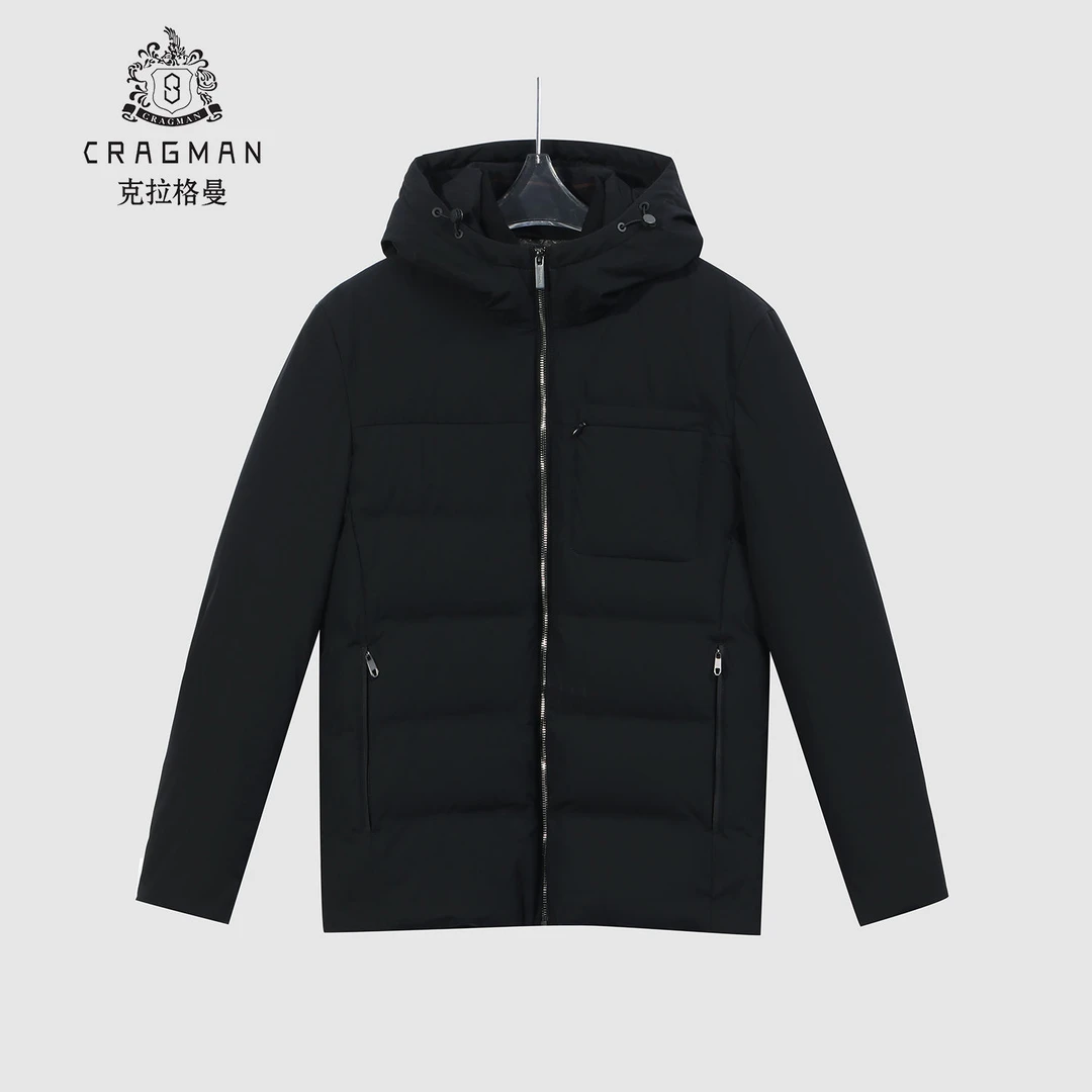 【CRAGMAN克拉格曼】男装短款羽绒服D22Y411233