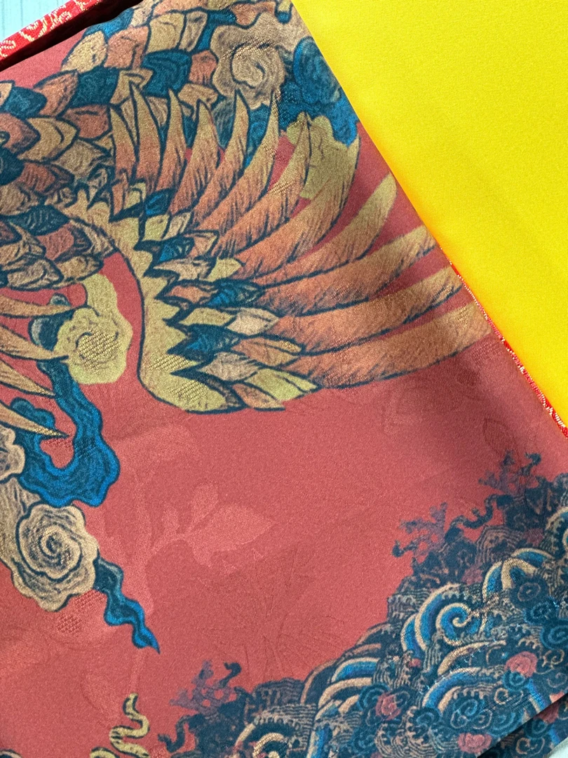 D21【凤凰于飞枕套】中式花萝中式优质高端枕巾50X75cm