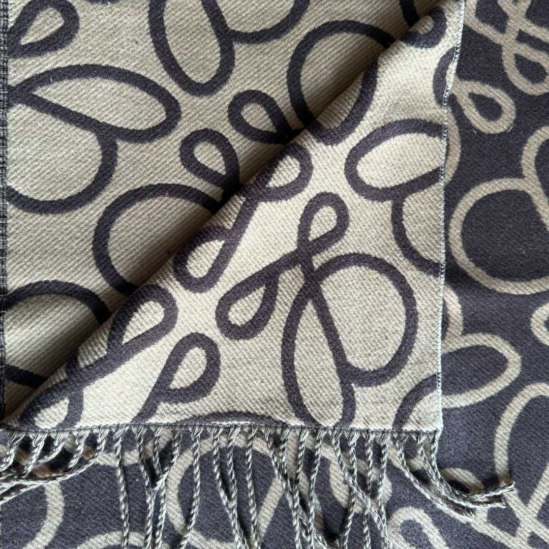 C864羊绒70*180秋冬长巾轻奢气质百搭时尚复古围巾披肩丝巾女