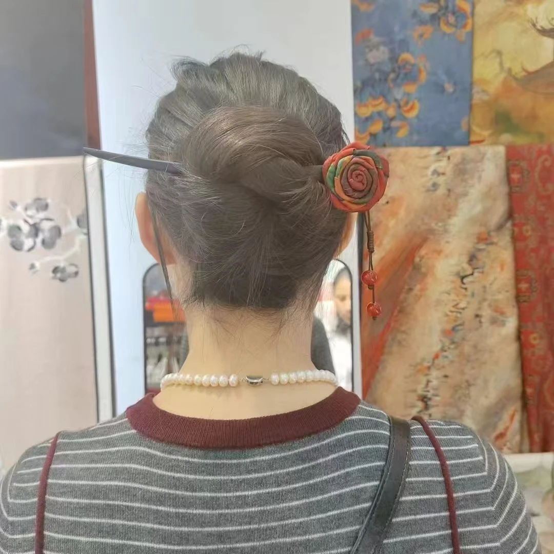 【檀木发簪】香云时尚经典复古百搭发簪