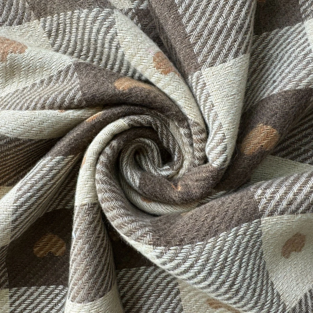 C870羊绒70*180秋冬长巾轻奢气质百搭时尚复古围巾披肩丝巾女