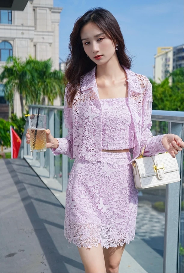 OU法式名媛气质小香风短款半裙1112330196（999）