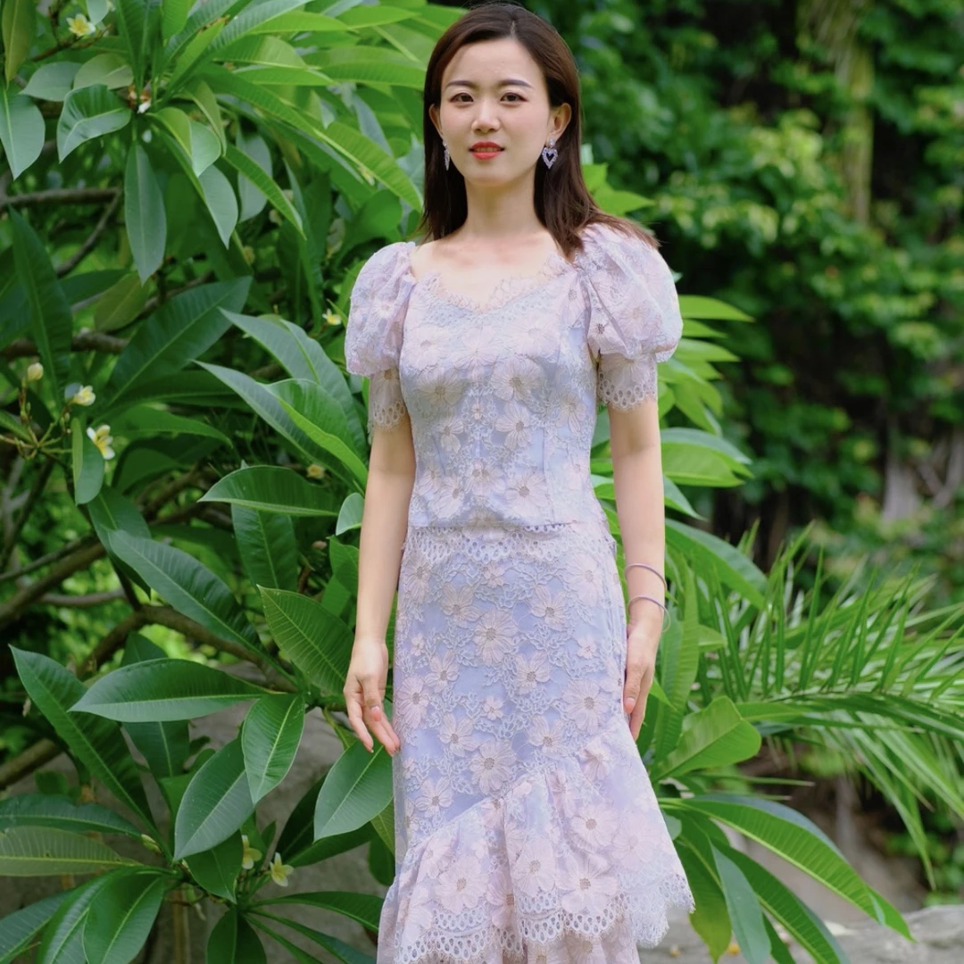 OU夏季时尚气质甜美百搭修身泡泡袖上衣1032320709（999）