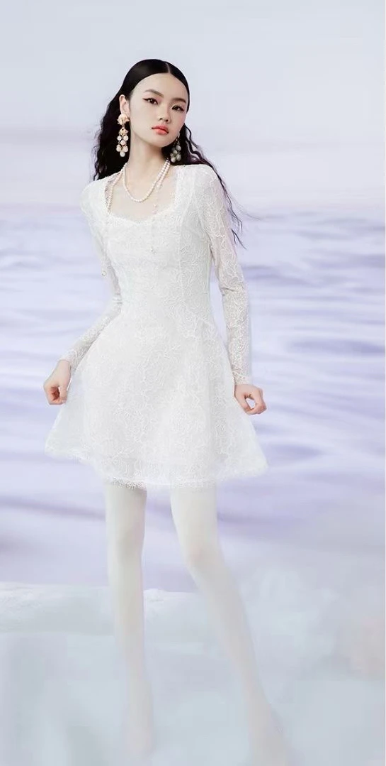 OU冬季法式时尚气质显瘦连衣裙1122340431（1899）