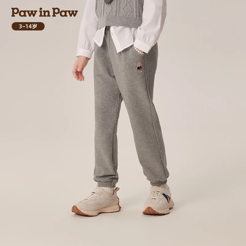 PawinPaw卡通小熊童装秋冬女童针织裤PCTME4921K