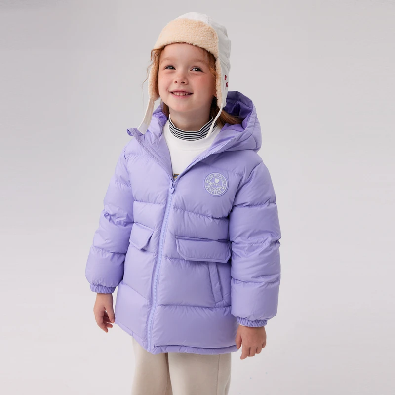 【三防】PawinPaw卡通小熊童装 秋冬新款连帽羽绒服PCJDE4V32E