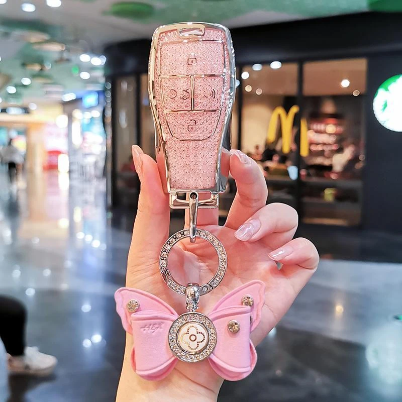 北京BJ40钥匙套BJ30新x7x3北汽BJ80魔方bj60车F40壳EU7扣U5PLUS女