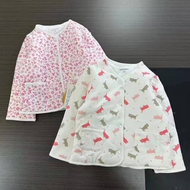 童装婴儿棉服内胆上衣爬服女童秋冬棉服