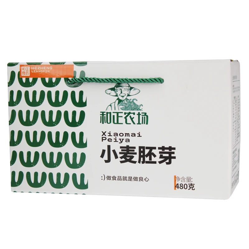 和正农场小麦胚芽480g/盒+1.5kg原味挂面一袋
