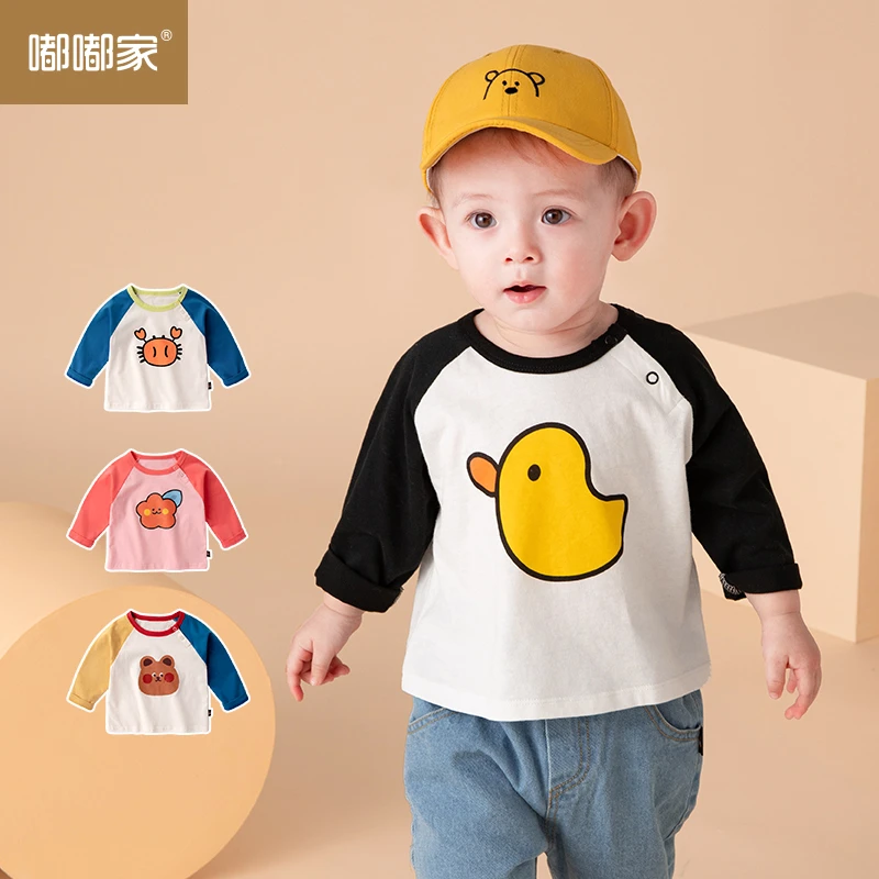 【现货】嘟嘟家春秋款婴儿宝宝新款纯棉打底衫BZB101ACT176