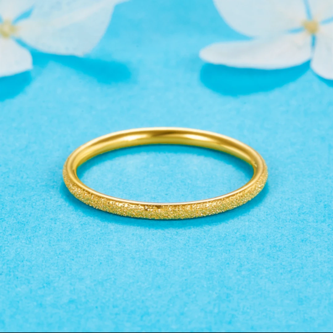 【陈生生】黄金足金满天星戒指