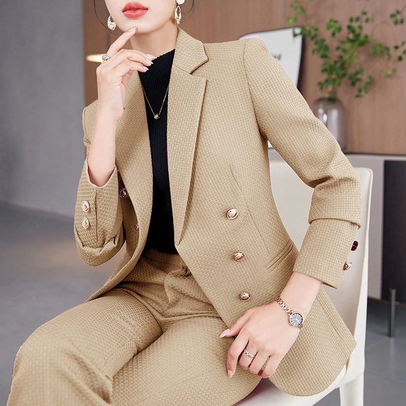 2025春秋新款西装套装女高端职业装气质工作服休闲女士西服正装