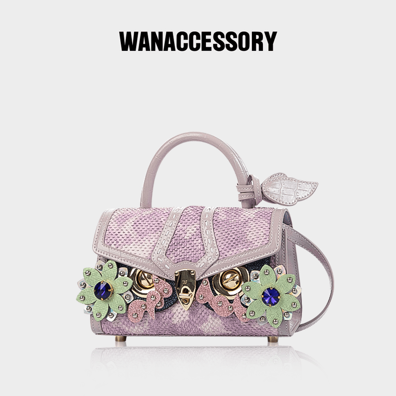 wanaccessory 万蔻2023女包赫拉新款手提包猫头鹰单肩包女原创设计