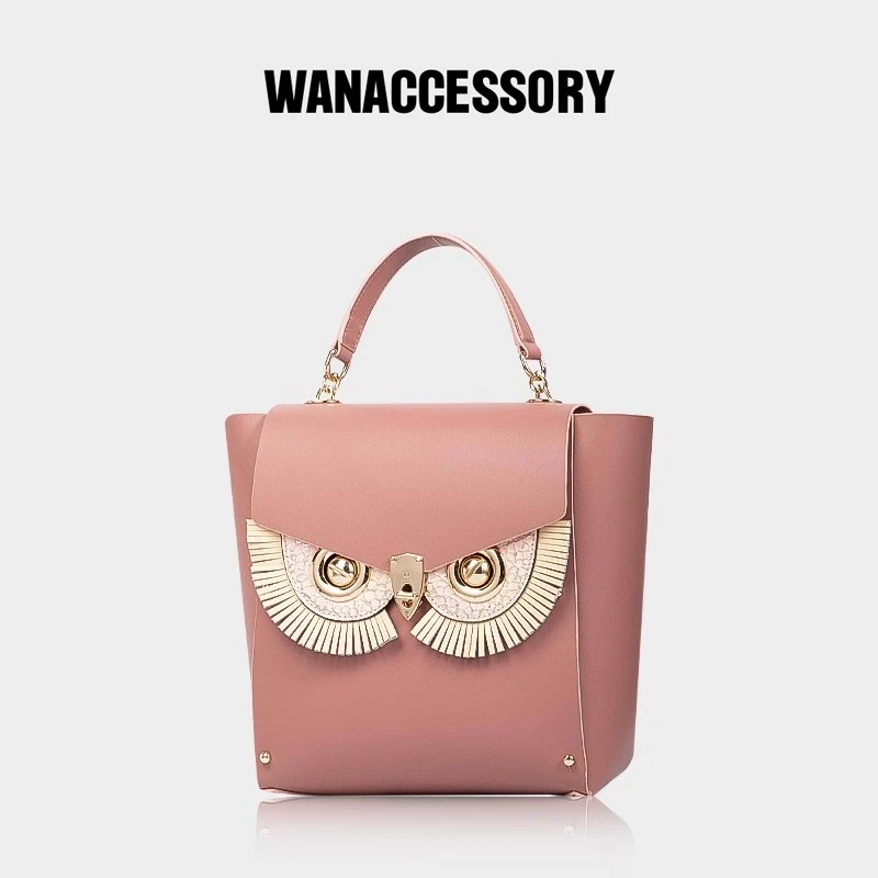 万蔻2023猫头鹰包女包CART包手提包斜挎包原创设计