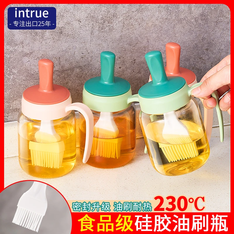 油刷油瓶体玻璃食品级油壶刷子专用烙饼用的