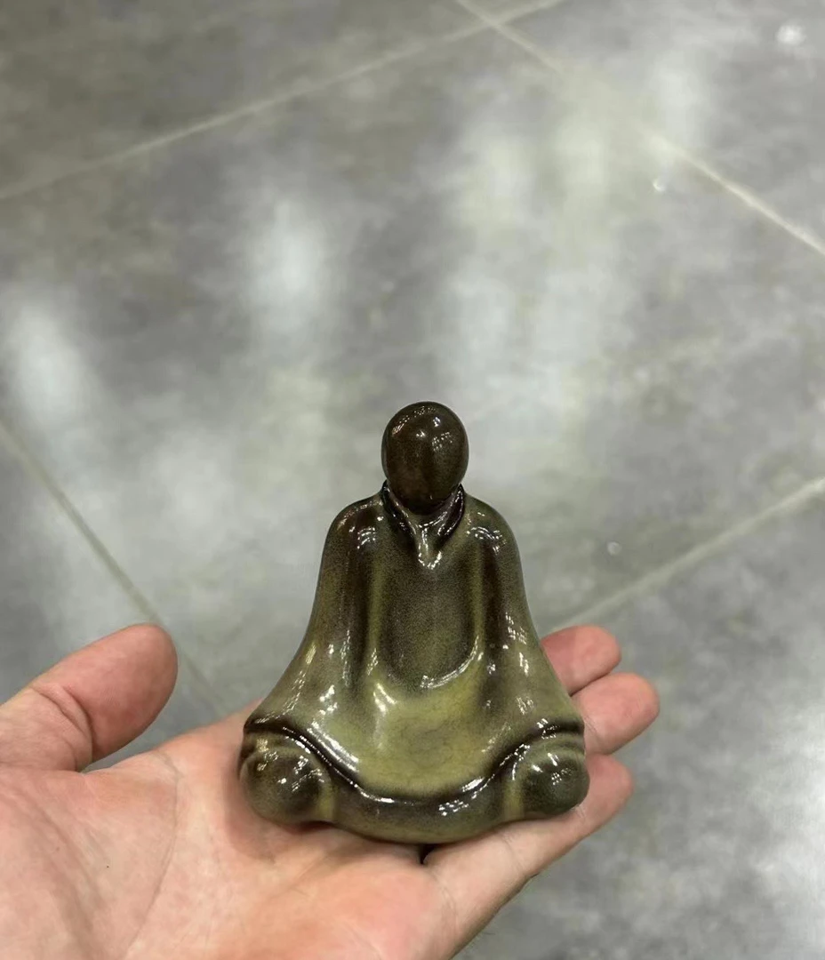 龙泉赵裕军无相高端茶桌摆件功夫茶具茶宠摆件精品 可养手工创意