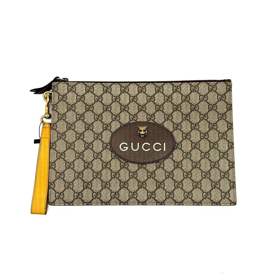 99新 GUCCI/古驰 丢丢专属/立体虎头手拿包/b1017106