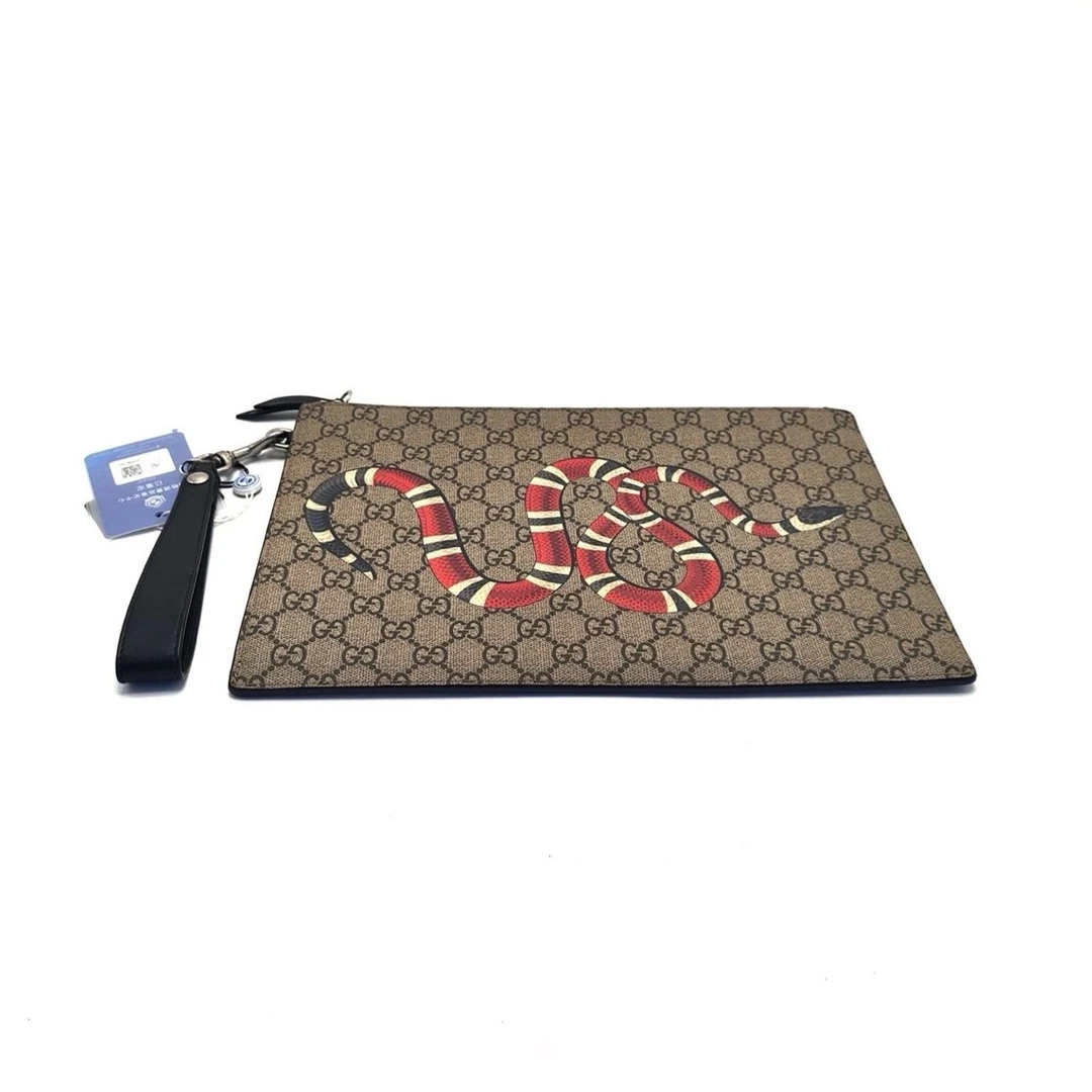 95新 GUCCI/古驰 丢丢专属/珊瑚蛇手拿包/b1017021