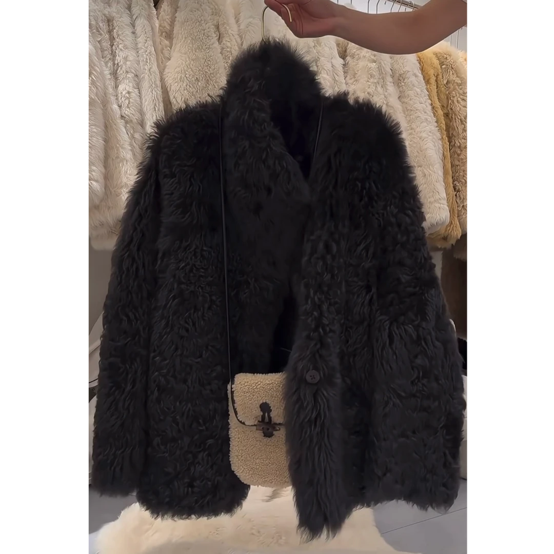 2025秋冬新款高级感时尚赫本风黑色百搭显瘦短外套小个子长袖开衫