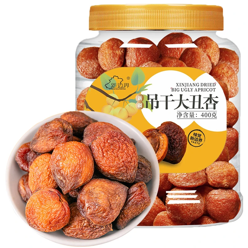 新边界新疆特产杏干吊干杏肉水果干零食无糖精天然杏脯添加400g