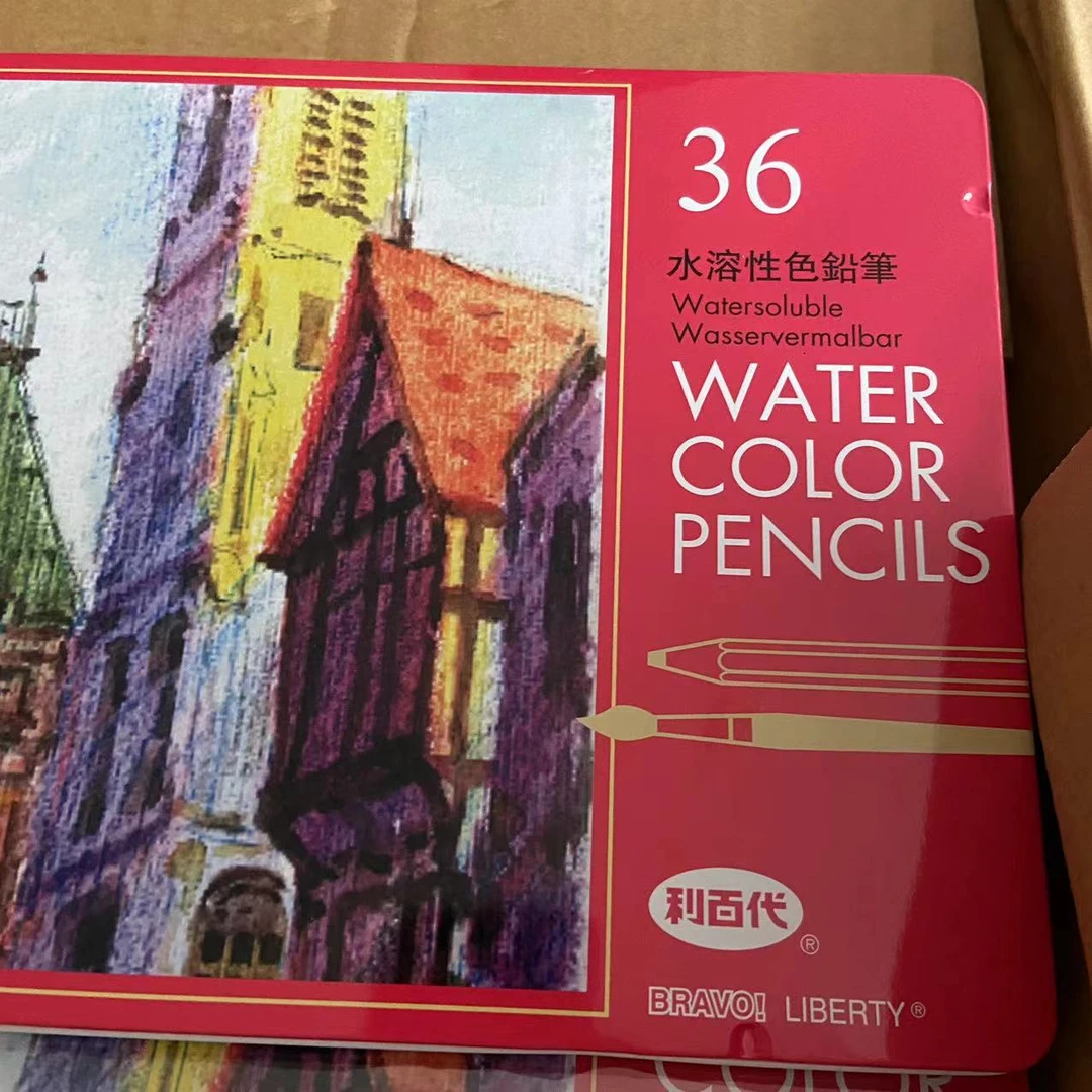 36色铁盒彩铅 一盒