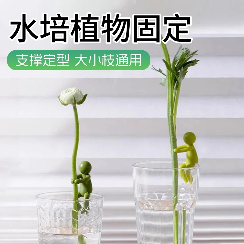 【宠大条】水培植物固定器生长伴侣扶正扶枝办公桌装饰园艺固定神器