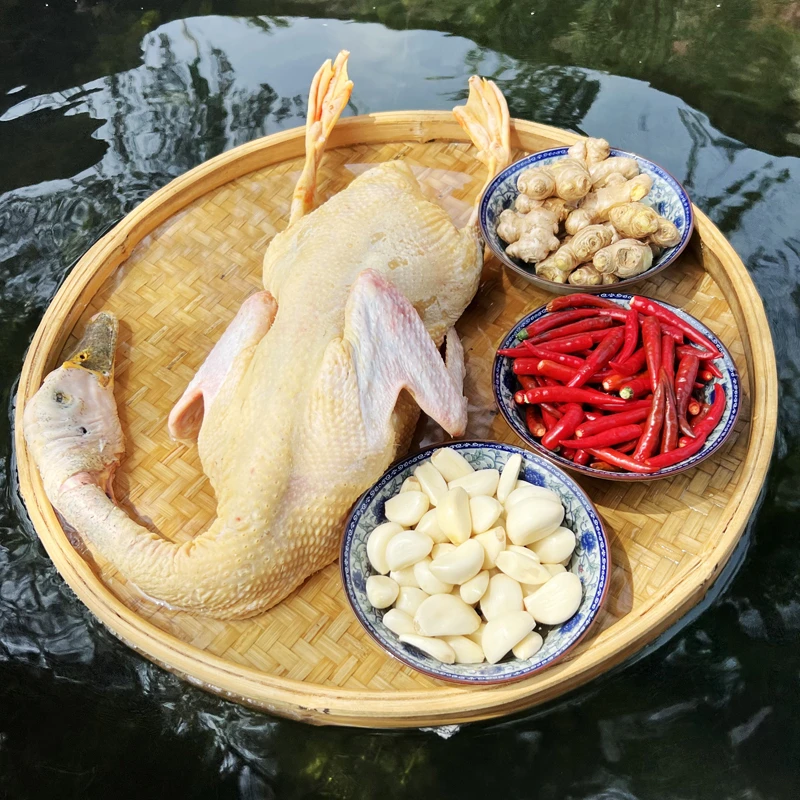 半年的土麻鸭不炒的生鲜真空包装食用