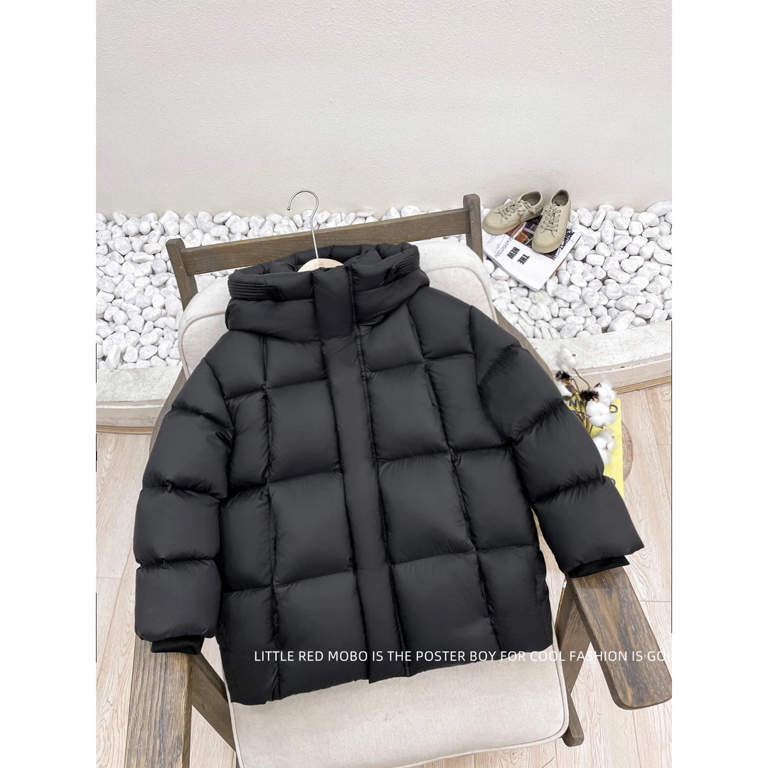 【现现】童装儿童羽绒服新国标90白鸭绒加绒加厚2024冬装MMY84606-1