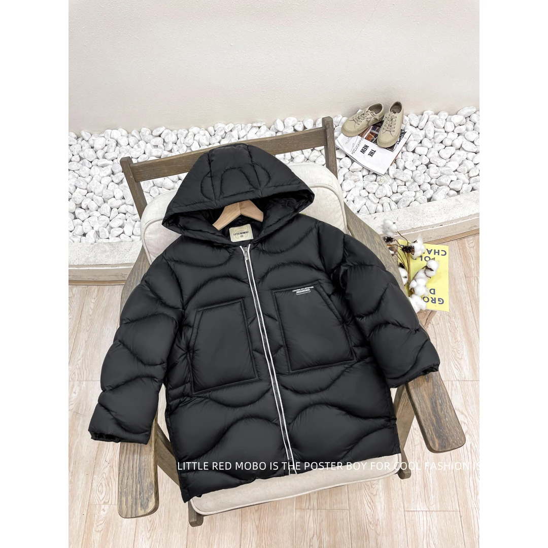 【现现】亲子款童装中大男童新国标90白鸭绒2024冬羽绒服MMY84620