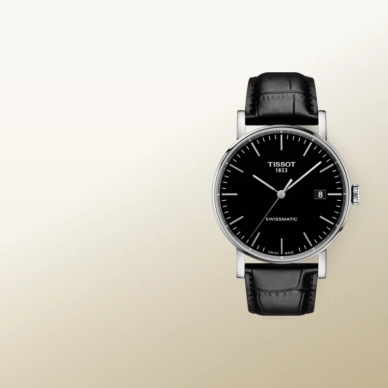 Tissot天梭男表瑞士手表魅时系列简约经典自动机械表送男友