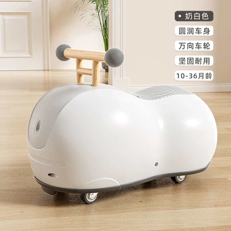 儿童花生学步车宝宝滑行平衡助步车溜溜车生日礼物环保滑行车