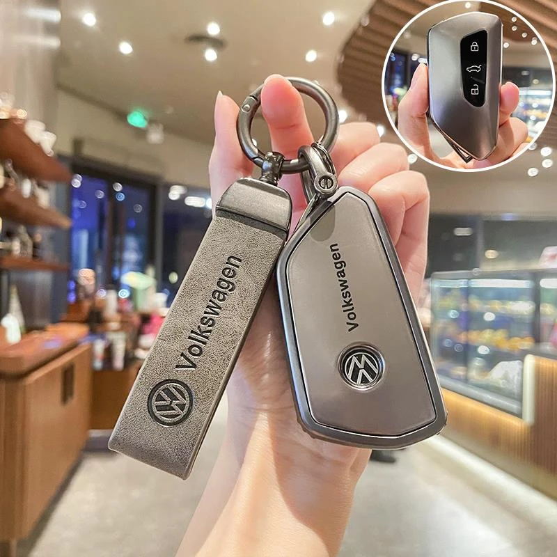 大众揽巡钥匙套id3汽车id4壳凌度L揽境id6高尔夫8八代7途昂x扣 男