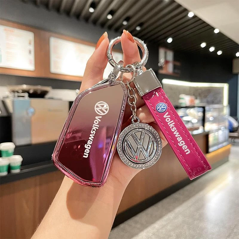 大众钥匙套高尔夫8车id3/id4/id6揽境rline揽巡途昂x凌渡L壳扣女