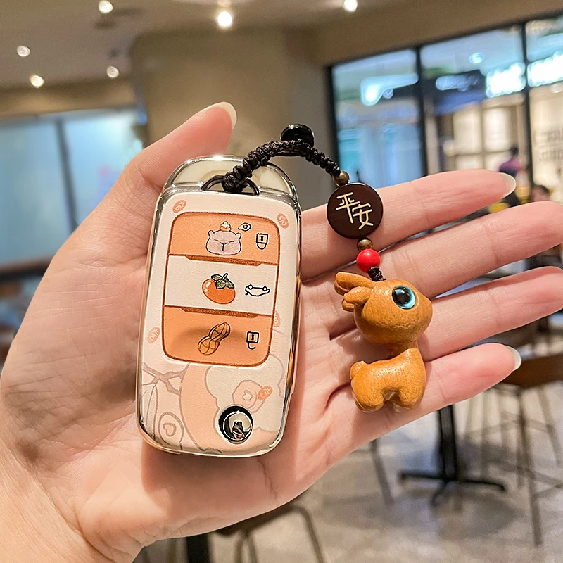 长安糯玉米钥匙套逸动plus奔奔estar车lumin壳cs35扣cs55plus女x7