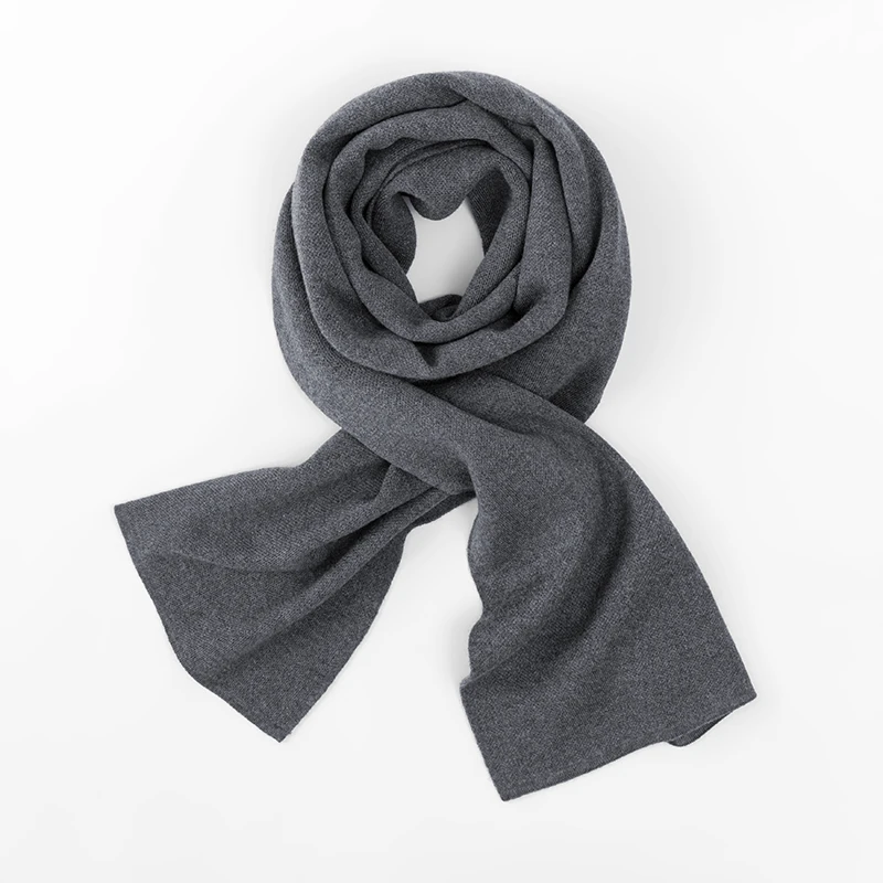 【山羊绒+绵羊毛】【软糯细腻抗起球】百搭高级感保暖围巾纯色行政