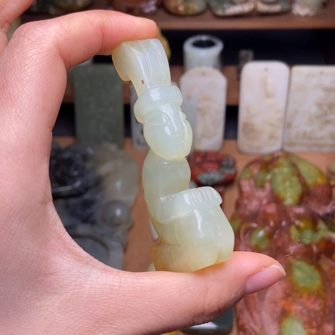 白玉菩提吊坠一一