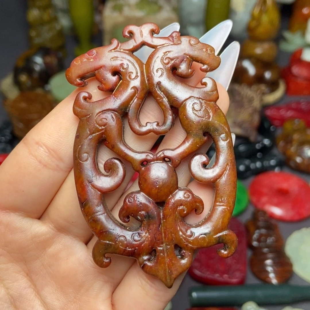 白玉菩提吊坠一一