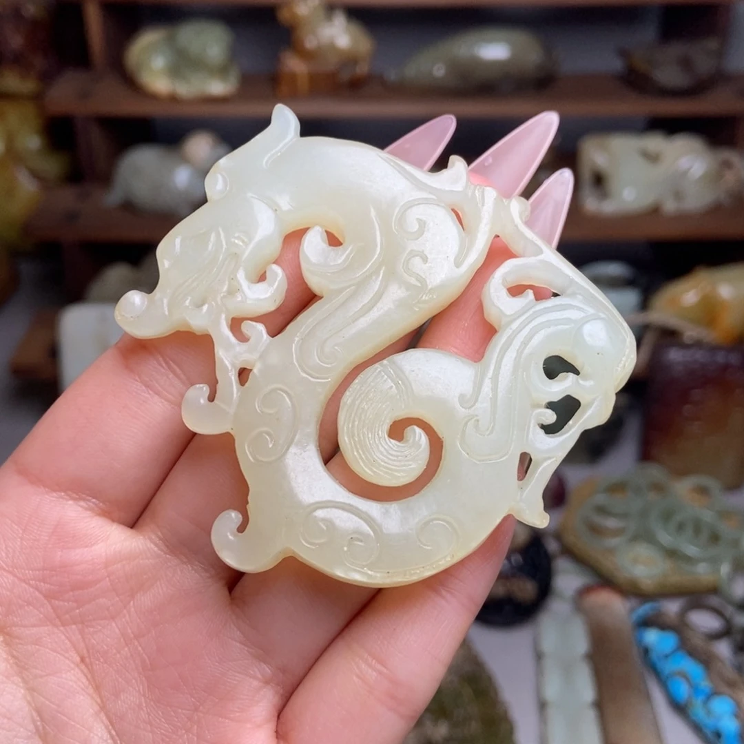 白玉菩提吊坠一一