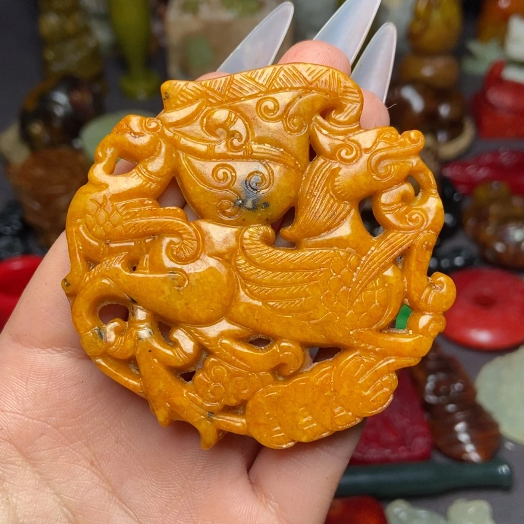 白玉菩提吊坠一一