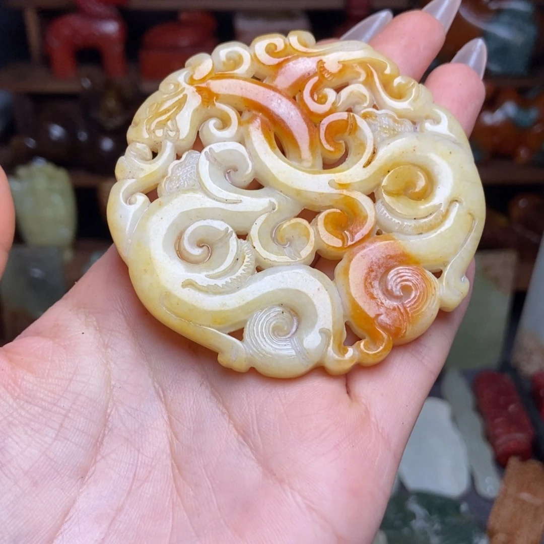 白玉菩提吊坠一一