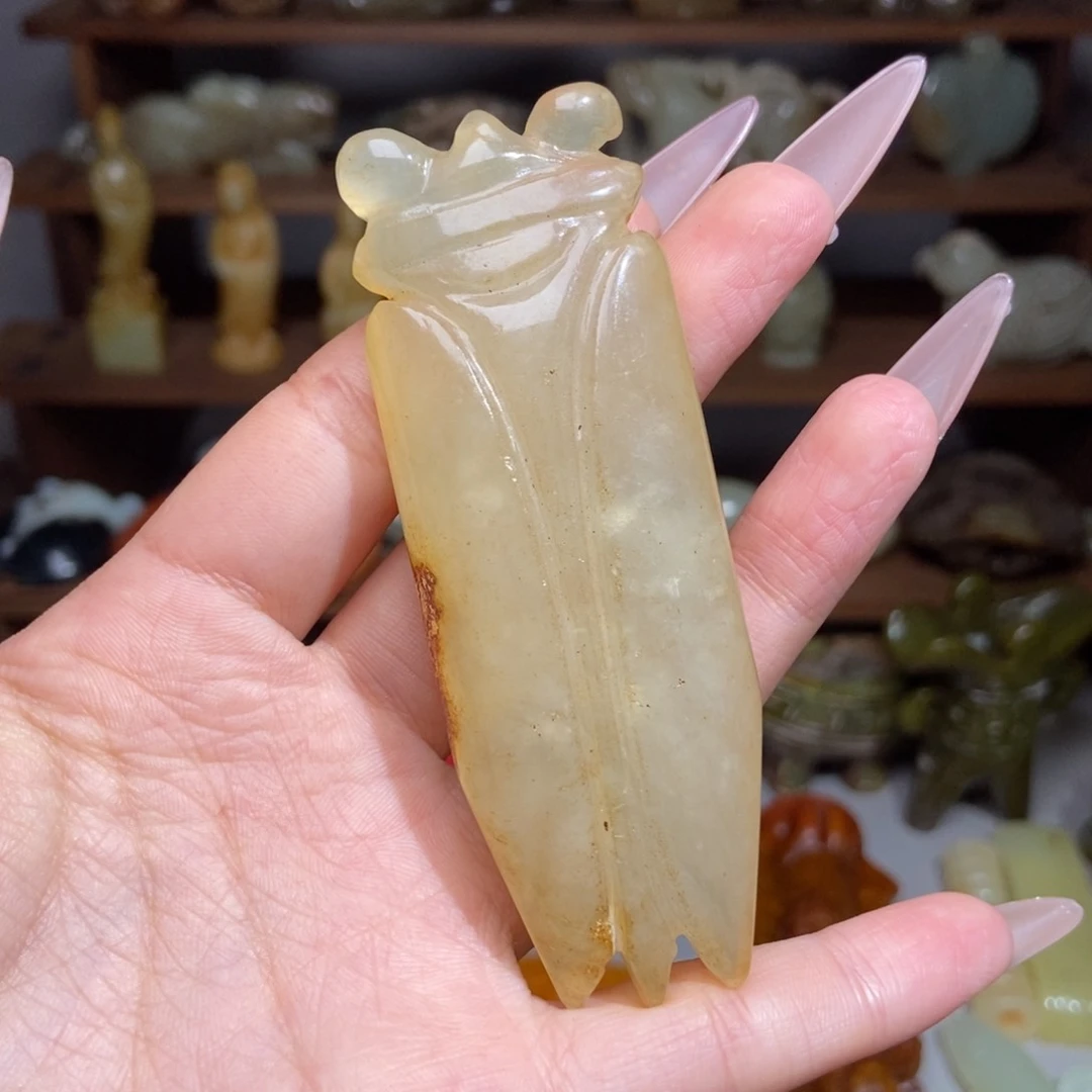 白玉菩提吊坠153。。