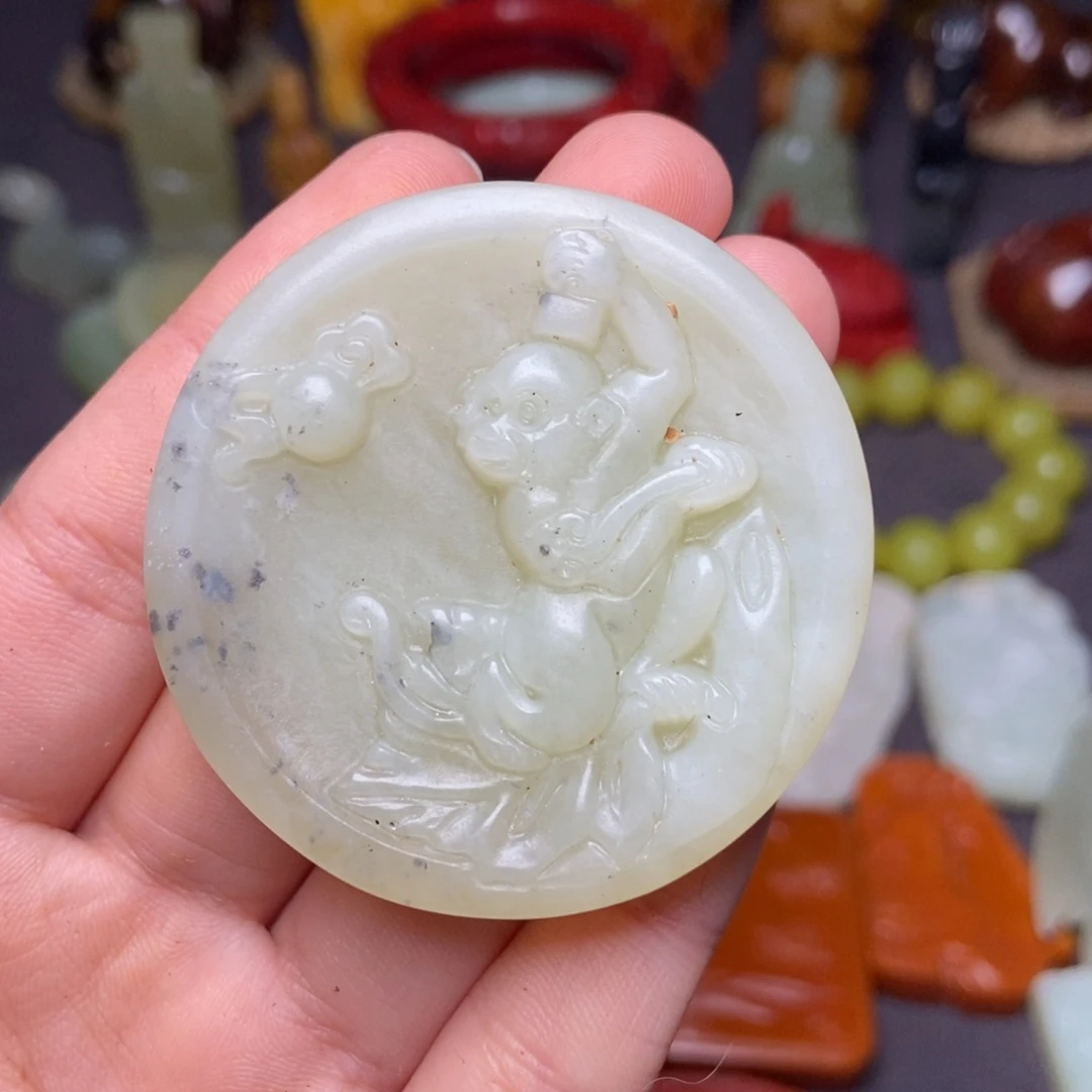 白玉菩提吊坠一一