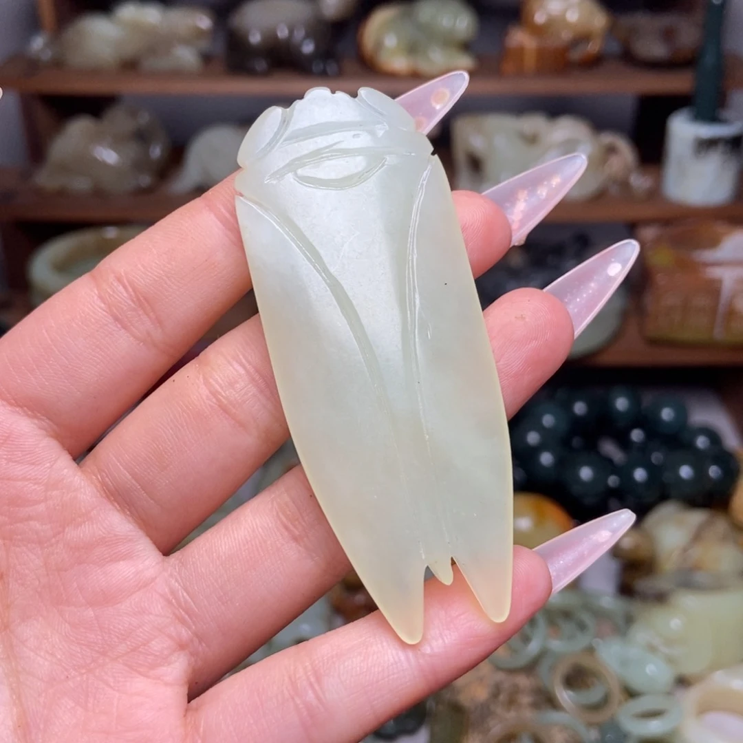 白玉菩提吊坠一一