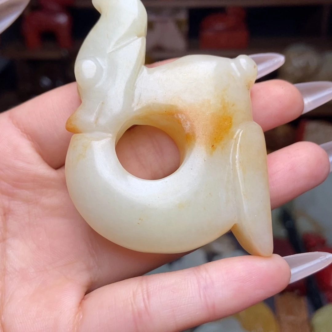 白玉菩提吊坠一一