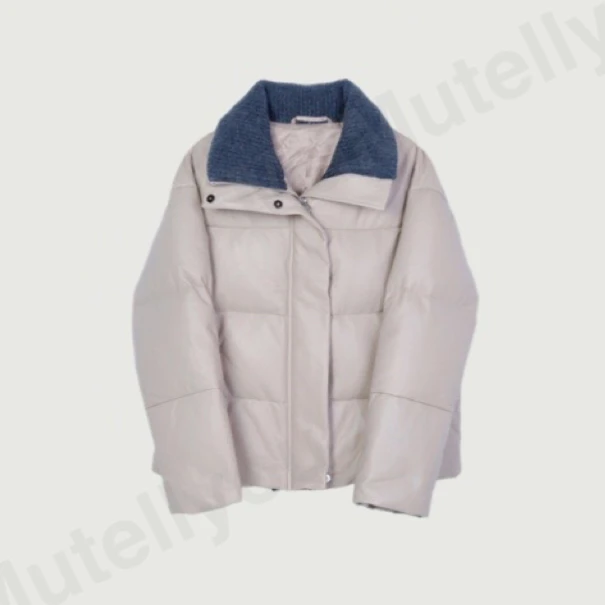 KERNEL【羊 皮overcoat】羊 皮立领鹅绒服P306