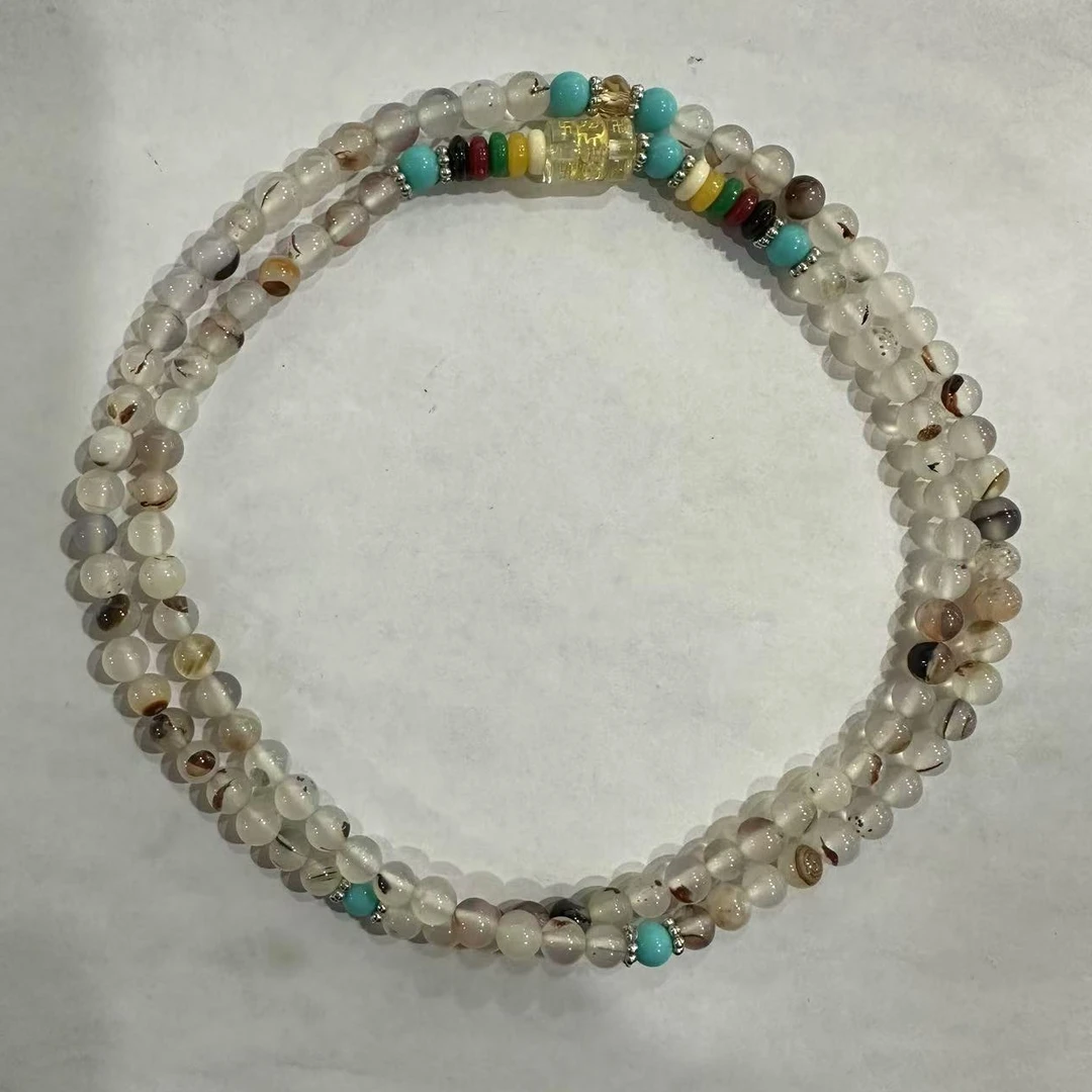 M2玛瑙0.6cm多圈手串