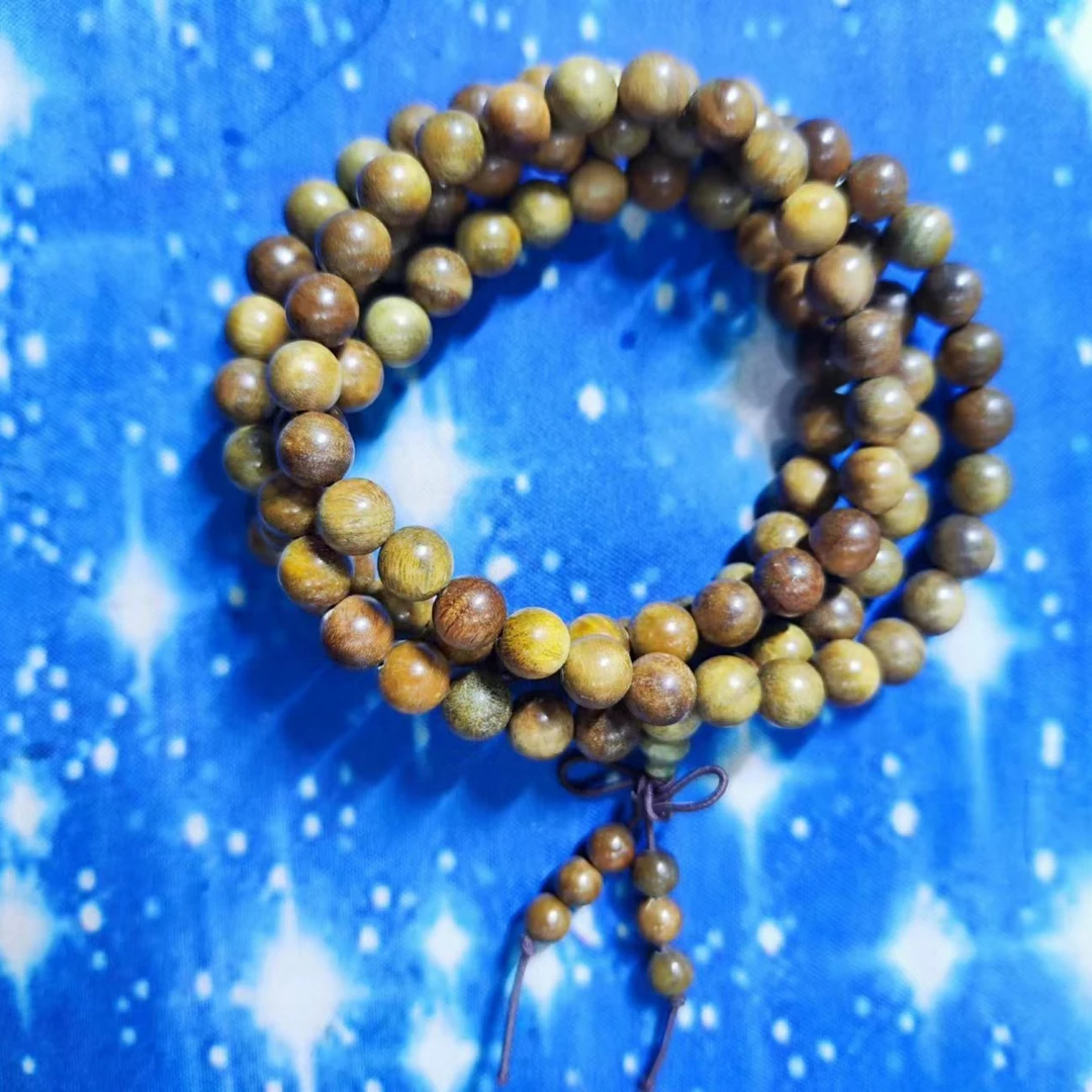 265号 绿檀0.8cm长串