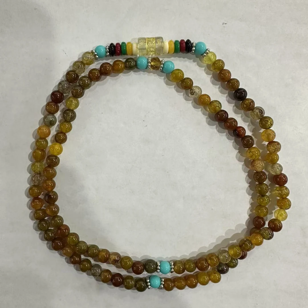 M3 玛瑙0.6cm多圈手串