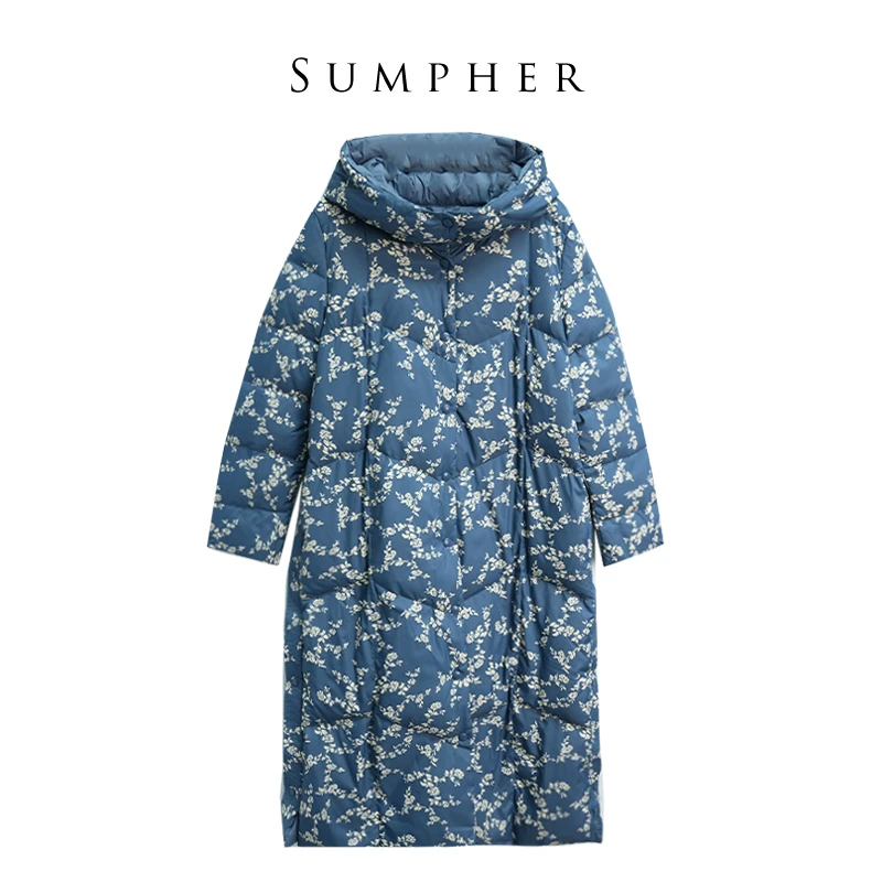 遇见某天冬专柜折扣精选品牌女装高端兰花女士防寒服-090088