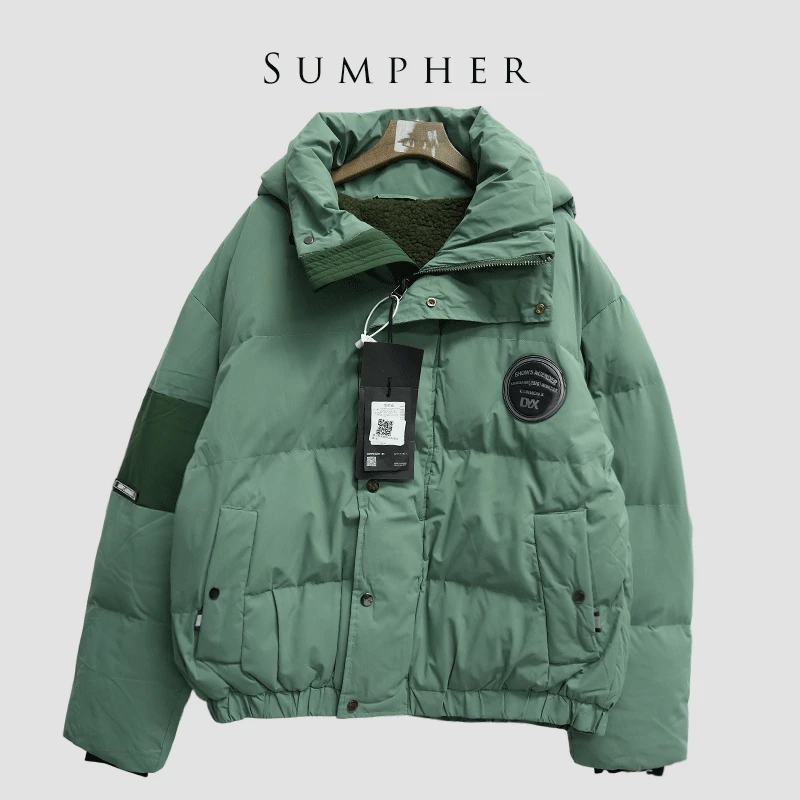 【广州杰哥Jack】Sumpher演出家专柜新款时尚豆绿色防寒服-93181